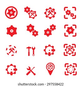 Gear  icon vector illustration