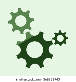 Gear icon Vector illustration 