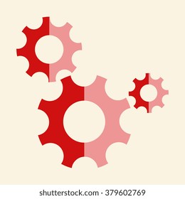 Gear icon Vector illustration