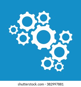 Gear icon . Vector illustration