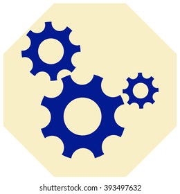 Gear icon Vector illustration