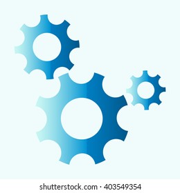 Gear icon Vector illustration