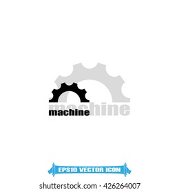 Gear icon vector illustration
