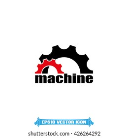 Gear icon vector illustration
