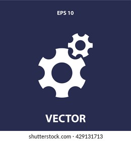 gear icon. gear vector illustration
