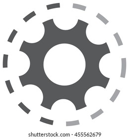 Gear icon Vector illustration