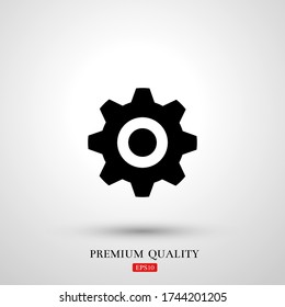 Gear Icon. Vector illustration EPS 10.