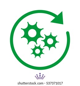 gear, icon, vector illustration EPS 10