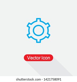 Gear Icon Vector Illustration Eps10