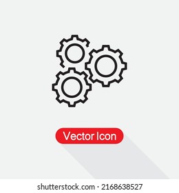 Gear Icon Vector Illustration Eps10