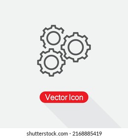 Gear Icon Vector Illustration Eps10