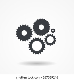 Gear Icon Vector Illustration EPS10