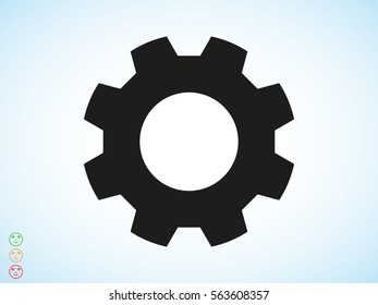 gear, icon, vector illustration eps10