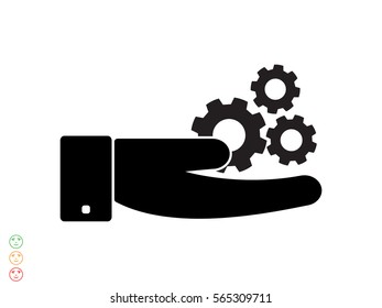 gear, icon, vector illustration eps10