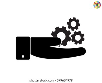 gear, icon, vector illustration eps10