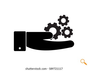 gear, icon, vector illustration eps10