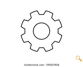 gear, icon, vector illustration eps10