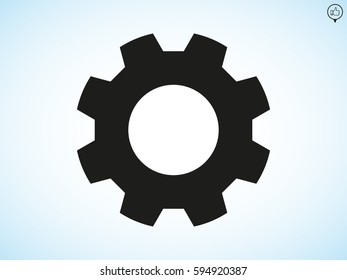 gear, icon, vector illustration eps10