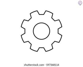 gear, icon, vector illustration eps10