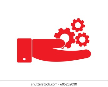 gear, icon, vector illustration eps10