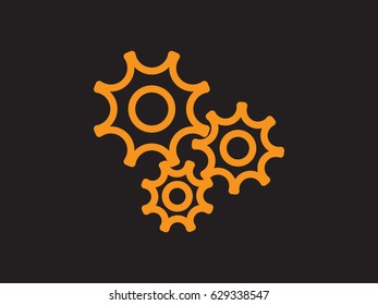 gear, icon, vector illustration eps10