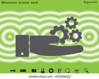 gear, icon, vector illustration eps10