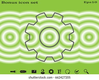 gear, icon, vector illustration eps10
