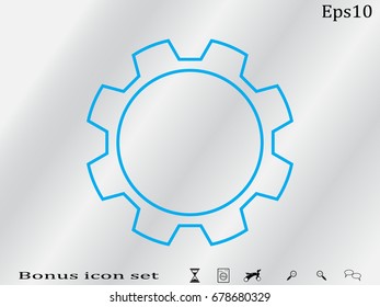 gear, icon, vector illustration eps10