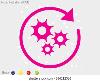 gear, icon, vector illustration eps10