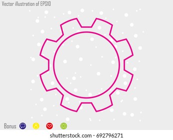 gear, icon, vector illustration eps10