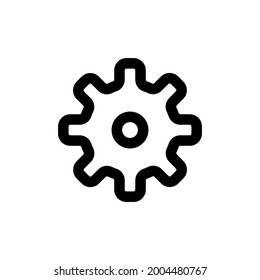 gear icon and  Vector illustration isolated on a white background. Premium quality for mobile apps, user interface, presentation, and website. pixel perfect icon