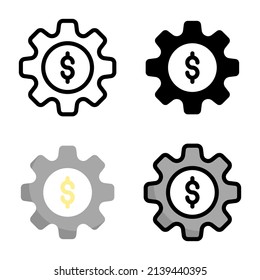 Vektorgrafik-Logo-Vorlage für Schaltgetriebe oder mobile App