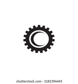 gear icon vector illustration logo design