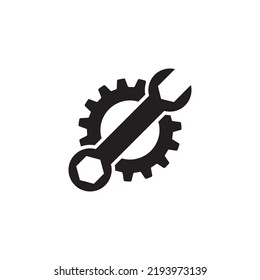gear icon vector illustration logo design