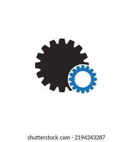 gear icon vector illustration logo design