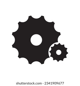 Gear icon vector illustration logo design