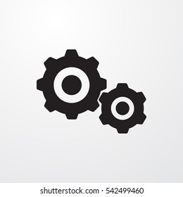 gear icon vector illustration sign symbol