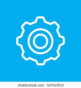 gear icon vector illustration sign symbol