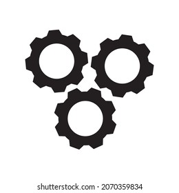 gear icon vector illustration symbol