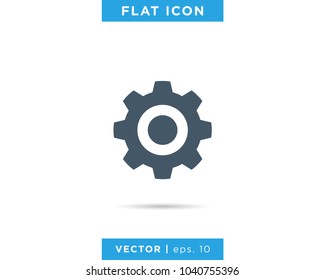 Gear Icon Vector Logo Design Template
