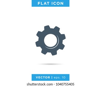 Gear Icon Vector Logo Design Template
