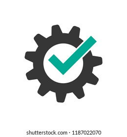 gear icon vector logo template 