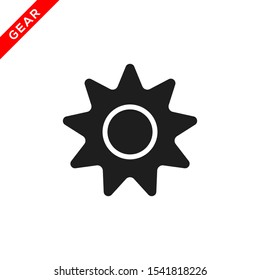 gear icon vector logo template 