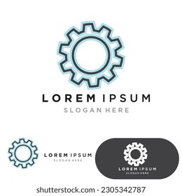 Gear icon vector set. clockwork illustration sign collection. Mechanics symbol.