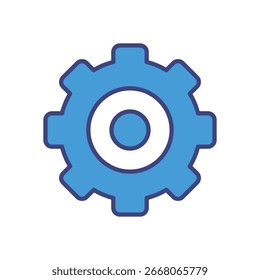 Gear icon vector stock illustration