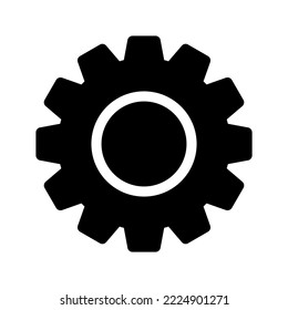 Gear Icon Vector Symbol Design Illustration