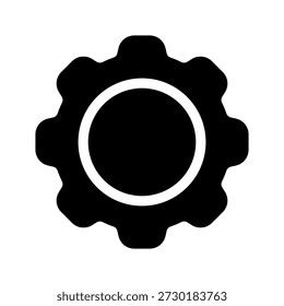 Gear Icon Vector Symbol Design Illustration