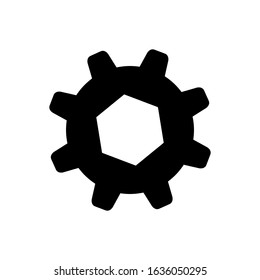 Gear icon vector template vector