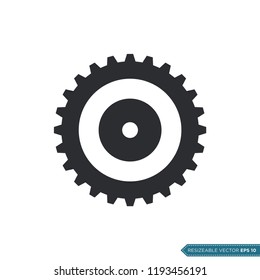 Gear Icon Vector Template illustration design