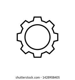 gear icon vector template illustration
